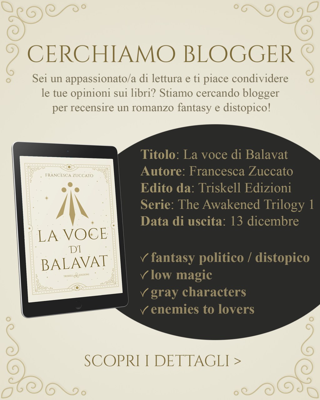 CERCHIAMO BLOGGER